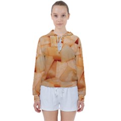 Cantaloupe Women s Tie Up Sweat by trendistuff