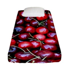 Cherries 1 Fitted Sheet (single Size) by trendistuff