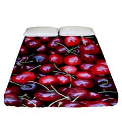 Cherries 1 Fitted Sheet (california King Size) by trendistuff