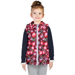 Cherries 1 Kid s Hooded Puffer Vest by trendistuff