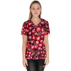 Cherries 1 Scrub Top by trendistuff