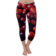 Cranberries 1 Capri Winter Leggings  by trendistuff