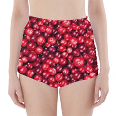 Cranberries 2 High-waisted Bikini Bottoms by trendistuff