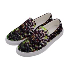 Elderberries Women s Canvas Slip Ons by trendistuff