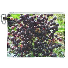 Elderberries Canvas Cosmetic Bag (xxl) by trendistuff