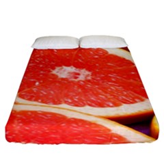 Grapefruit 1 Fitted Sheet (king Size) by trendistuff