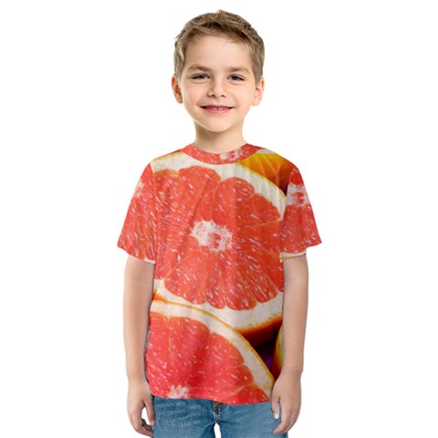 Grapefruit 1 Kids  Sport Mesh Tee by trendistuff