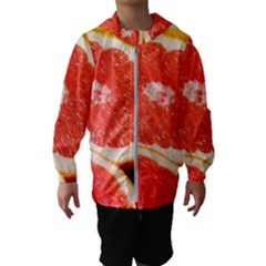 Grapefruit 1 Hooded Wind Breaker (kids) by trendistuff