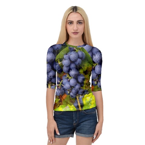 Grapes 1 Quarter Sleeve Raglan Tee by trendistuff