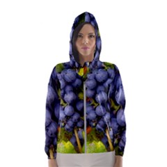 Grapes 1 Hooded Wind Breaker (women) by trendistuff