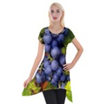 GRAPES 1 Short Sleeve Side Drop Tunic