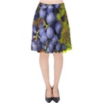 GRAPES 1 Velvet High Waist Skirt