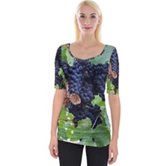 Grapes 3 Wide Neckline Tee