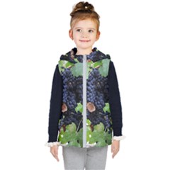 Grapes 3 Kid s Hooded Puffer Vest