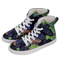 Grapes 3 Women s Hi-top Skate Sneakers by trendistuff