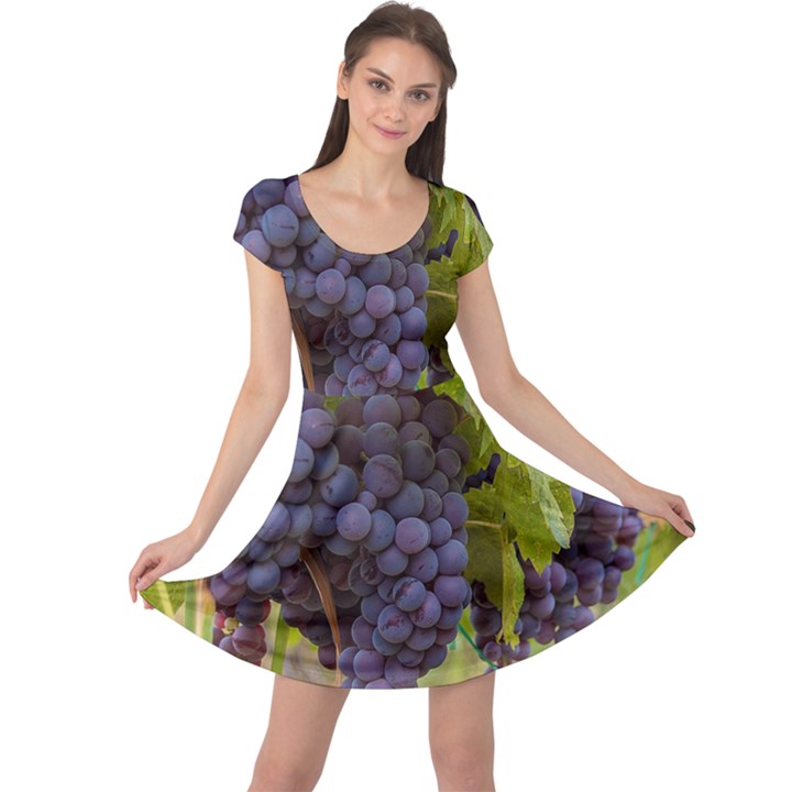 GRAPES 4 Cap Sleeve Dress