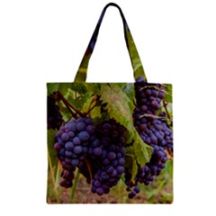 Grapes 4 Zipper Grocery Tote Bag by trendistuff