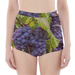 Grapes 4 High-waisted Bikini Bottoms by trendistuff