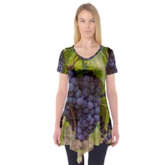 Grapes 4 Short Sleeve Tunic  by trendistuff