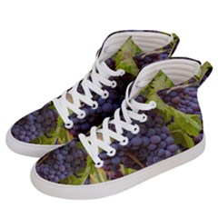 Grapes 4 Women s Hi-top Skate Sneakers by trendistuff