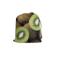 Kiwi 2 Drawstring Pouches (medium)  by trendistuff