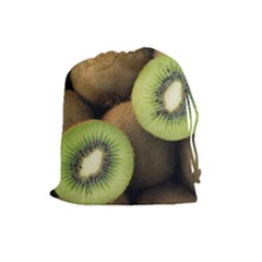 Kiwi 2 Drawstring Pouches (large)  by trendistuff