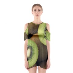 Kiwi 2 Shoulder Cutout One Piece by trendistuff