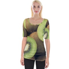 Kiwi 2 Wide Neckline Tee