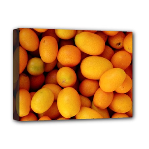 Kumquat 1 Deluxe Canvas 16  X 12   by trendistuff