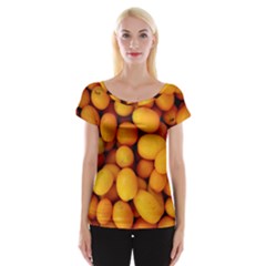 Kumquat 1 Cap Sleeve Tops by trendistuff