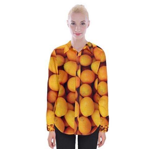 Kumquat 1 Womens Long Sleeve Shirt by trendistuff