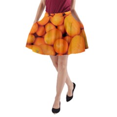 Kumquat 2 A-line Pocket Skirt by trendistuff