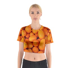 Kumquat 2 Cotton Crop Top by trendistuff