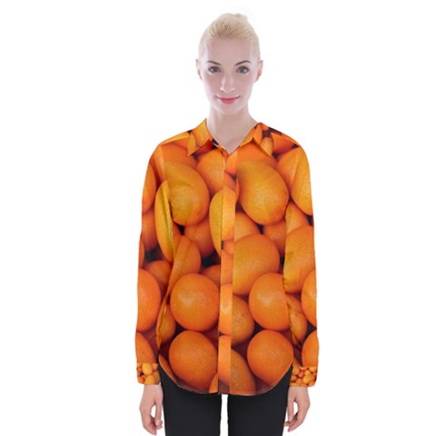 Kumquat 2 Womens Long Sleeve Shirt by trendistuff