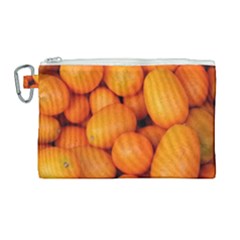 Kumquat 2 Canvas Cosmetic Bag (large) by trendistuff