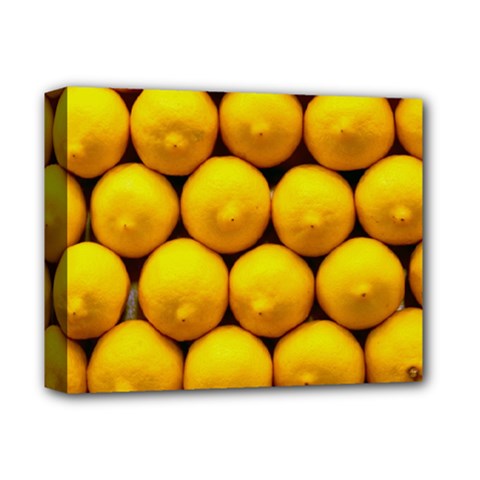 Lemons 1 Deluxe Canvas 14  X 11  by trendistuff