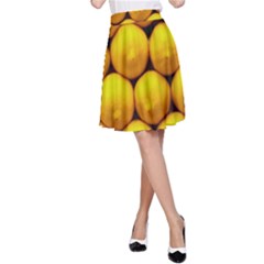 Lemons 1 A-line Skirt by trendistuff