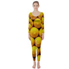 Lemons 1 Long Sleeve Catsuit by trendistuff