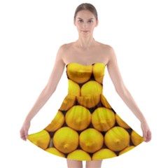 Lemons 1 Strapless Bra Top Dress by trendistuff