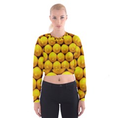 Lemons 1 Cropped Sweatshirt by trendistuff