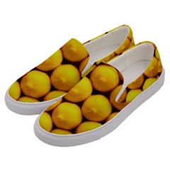 Lemons 1 Men s Canvas Slip Ons by trendistuff