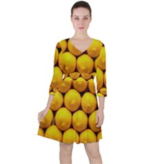 Lemons 1 Ruffle Dress