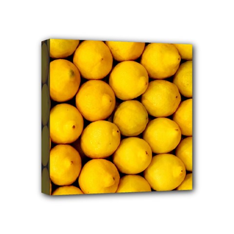 Lemons 2 Mini Canvas 4  X 4  by trendistuff