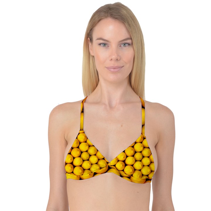 LEMONS 2 Reversible Tri Bikini Top