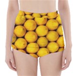 LEMONS 2 High-Waisted Bikini Bottoms