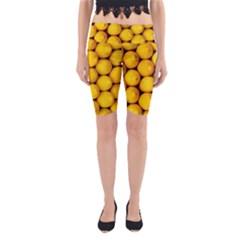 Lemons 2 Yoga Cropped Leggings by trendistuff