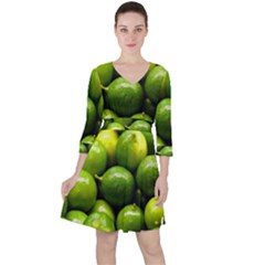 Limes 1 Ruffle Dress by trendistuff