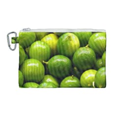 Limes 1 Canvas Cosmetic Bag (large) by trendistuff