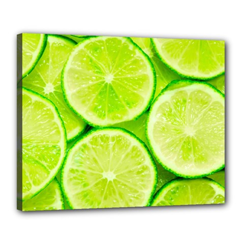 Limes 3 Canvas 20  X 16  by trendistuff