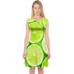 Limes 3 Capsleeve Midi Dress by trendistuff